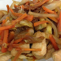 沙衣子's cooksnap of when they made 残り野菜の春雨炒め.