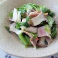 ぁゅ。。's cooksnap of when they made レタスとベーコンの炒めもの.