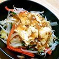 sgwr0630's cooksnap of when they made もやしとニラたっぷりの麻婆焼きそば.