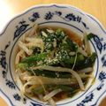 mantacarp's cooksnap of when they made もやしとニラのあえもの♪( ´▽｀).