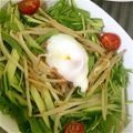 新米主婦わかめちゃん's cooksnap of when they made 麺つゆマヨのスタミナ満点❤サラダうどん.