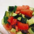 黒みつきなこ餅's cooksnap of when they made 超簡単★トマトとキュウリの中華和え.