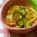 ma___111's cooksnap of when they made くらげきゅうりそうめん.
