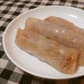 narimimama's cooksnap of when they made 生春巻きの皮で棒餃子☆うまい☆モチモチ☆.