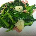 ぐぐったん's cooksnap of when they made ベーコンとほうれん草のソテー.