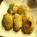 mi…'s cooksnap of when they made 揚げない！ささみの大葉チーズフライ.