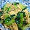 Clover☆ｶﾌｪ's cooksnap of when they made 5分でできる小松菜としらすのお揚げびたし.
