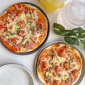 みぃぃちゃま's cooksnap of when they made ランチに☆発酵なし簡単♪フライパンピザ.