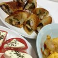 オリゴ's cooksnap of when they made 揚げない☆海老チーズ春巻き.