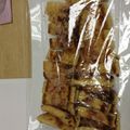 ラブジャック's cooksnap of when they made ☆焼いただけ～こんがり油揚げスティック☆.