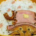 ﾂｰﾄﾝ青木's cooksnap of when they made ワンピース　チョッパー弁当.