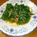 あゆたかたろー's cooksnap of when they made 激簡単おつまみ！！さんまの蒲焼のしそ巻き.