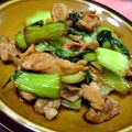 さとみわ's cooksnap of when they made 豚肉とチンゲン菜のしょうが炒め.