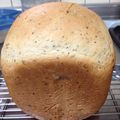 えんどうあや's cooksnap of when they made 完全無塩食パン！～バジル入り～.