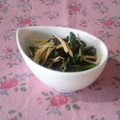 kururin18's cooksnap of when they made 簡単！塩昆布で法蓮草とえのきの和え物.