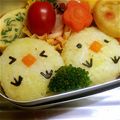 押忍番長's cooksnap of when they made キャラ弁☆ご飯でひよこの親子。.
