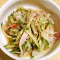 せつみか's cooksnap of when they made ヘルシー！新たまねぎときゅうりのサラダ.