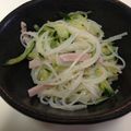 UtaUka's cooksnap of when they made 簡単♪そうめんの酢の物☆ﾊﾑ玉子ｷｭｳﾘ.