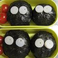 ふんわりしょこら's cooksnap of when they made キャラ弁☆まっくろくろすけむすび.