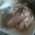 ピロリ♪'s cooksnap of when they made ヘルシー♪お豆腐アイス(ブルーベリー).