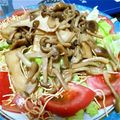 のぞみぞの's cooksnap of when they made 焼ききのこ＆プチトマトのサラダ.