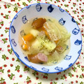 ふたごゆき's cooksnap of when they made 簡単☆ 野菜いっぱい コンソメスープ.