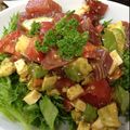 8子と９介's cooksnap of when they made アボカド・マグロ・チーズの簡単サラダ♪.