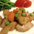 ももぶぅぅぅ's cooksnap of when they made 鶏もも肉とレンコンの照り焼き風.