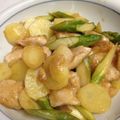 なっしゅ＆みーまま's cooksnap of when they made お弁当にも♪鳥肉アスパラじゃがいも炒め.