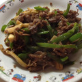 しみずママ's cooksnap of when they made さっとできる～ピーマンと牛肉の甘辛炒め.