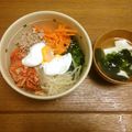 ららりゅうのすけちん's cooksnap of when they made 甘辛コチュジャンで食べるビビンパ.