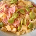 あお８３'s cooksnap of when they made 空豆のパスタ.