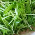 さくらレシピ's cooksnap of when they made 【ちょいと一品】水菜のナムル.