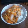 なごみっと's cooksnap of when they made 簡単美味しい！にんじんと豚肉のどんぶり.