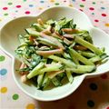 ねっちゃんっ's cooksnap of when they made ハムときゅうりの簡単サラダ♪.