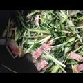 岩手のまま's cooksnap of when they made 水菜とベーコンの炒めもの.