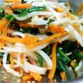 みのりっくす's cooksnap of when they made もやしとほうれん草のナムル.