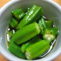 suzumawakonoha's cooksnap of when they made 超〜簡単 ❤ オクラのおひたし♪.