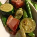 ドレミファソラ耳's cooksnap of when they made そら豆とベーコンとズッキーニのバター炒め.