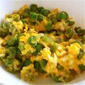 2483's cooksnap of when they made ☆2分で☆　グリーンピース入り炒り卵.