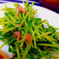 monchi0602's cooksnap of when they made ◎豆苗と桜エビの香り和え◎.