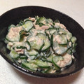 らむ（・×・）'s cooksnap of when they made 簡単！キュウリとツナのマヨ和え.