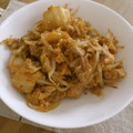3姉妹ちゃんママ's cooksnap of when they made 豚キムチともやしの卵とじ.