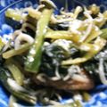 ハンドメイドかあさん's cooksnap of when they made 小松菜と油揚げの煮浸し.