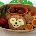 ぱんだーぬ's cooksnap of when they made ＊ダッフィーのおにぎり(キャラ弁)＊.