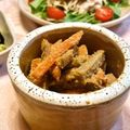 平井婦人's cooksnap of when they made ヘルシー☆ごぼうのきな粉あえ.