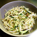かめちん0v0's cooksnap of when they made もやしときゅうりのピリ辛中華風和え物.