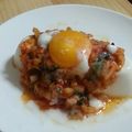 ここびくん's cooksnap of when they made 牛角風温玉冷奴.