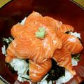 Andy♪'s cooksnap of when they made サーモン丼.