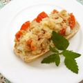 ローズレース's cooksnap of when they made トマトツナマヨトースト.